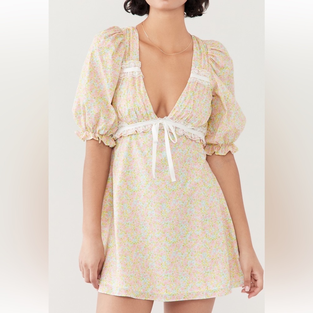 For Love and Lemons Dani Mini Dress